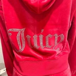 Juicy Couture rhinestone jacket pink vixen pink